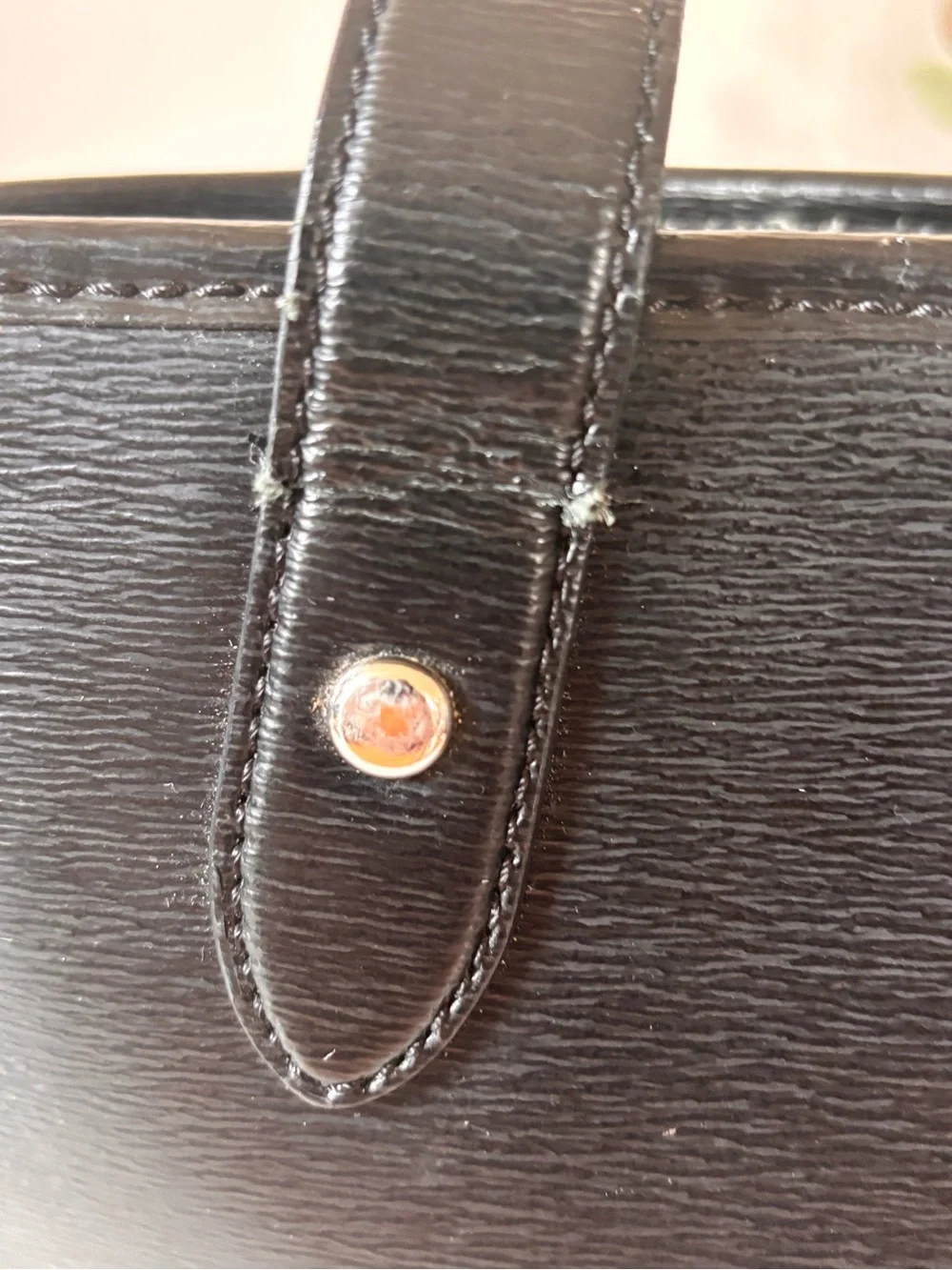 Lauren Ralph Lauren Black Leather Tote Bag - Picture 8 of 8